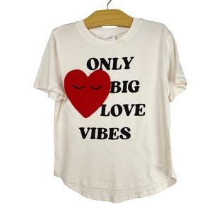 Zara Crochet Heart Short Sleeve Shirt Size 8